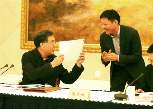 國務院副總理汪洋接見董事局主席朱小坤